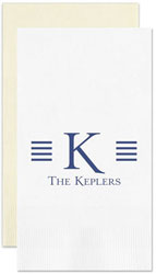 Millport Personalized Flat Printed Guest Towels by Embossed Graphics