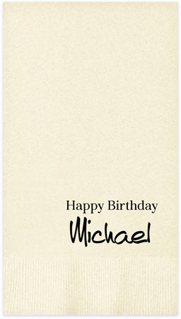 Declaration Personalized Foil Stamped Guest Towels by Embossed Graphics Declaration Personalized Foil Stamped Guest Towels by Embossed Graphics