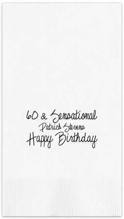 Expression Personalized Foil Stamped Guest Towels by Embossed Graphics Expression Personalized Foil Stamped Guest Towels by Embossed Graphics