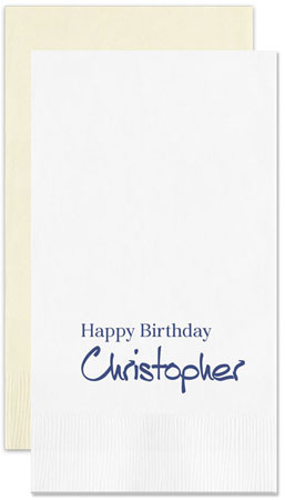 Declaration Personalized Flat Printed Guest Towels by Embossed Graphics Declaration Personalized Flat Printed Guest Towels by Embossed Graphics