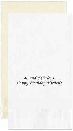 Chesterfield Personalized Flat Printed Guest Towels by Embossed Graphics Chesterfield Personalized Flat Printed Guest Towels by Embossed Graphics