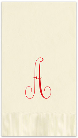 Strasbourg Personalized Foil Stamped Guest Towels by Embossed Graphics