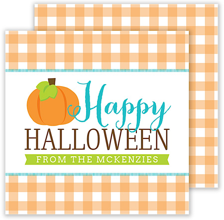 Halloween Enclosure Cards by Hollydays (Happy Halloween Gingham)