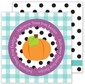 Halloween Enclosure Cards by Hollydays (Scallop Circle Pumpkin)