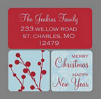 Take Note Designs - Address Labels (Winter in Bloom Square - Holiday)