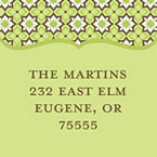 Take Note Designs - Address Labels (Fun Pattern Square - Holiday)