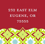 Take Note Designs - Address Labels (Retro Shades Square - Holiday)