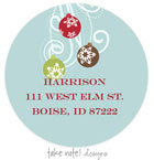 Take Note Designs - Address Labels (Festive Ornament - Holiday)