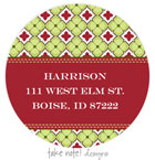 Take Note Designs - Address Labels (Christmas Paper - Holiday)