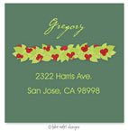 Take Note Designs - Address Labels (Winter Berry Garland - Holiday)