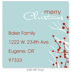 Take Note Designs - Address Labels (Winter Branch Berries - Holiday)