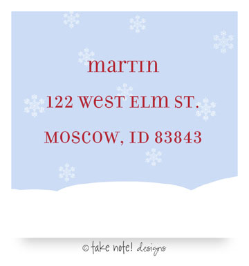 Take Note Designs - Address Labels (Snow Hill - Holiday)