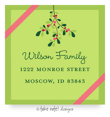 Take Note Designs - Address Labels (Holly Jolly - Holiday)