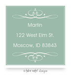 Take Note Designs - Address Labels (Elegant Square - Holiday)