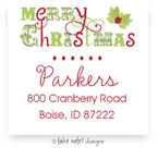 Take Note Designs - Address Labels (Fun Text Christmas - Holiday)