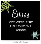 Take Note Designs - Address Labels (Beautiful Snowflakes - Holiday)