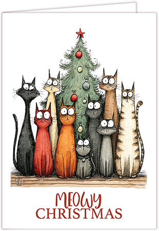 Boxed Charitable Holiday Greeting Cards by Altru Paper Co. (Meowy Christmas) Boxed Charitable Holiday Greeting Cards by Altru Paper Co. (Meowy Christmas)