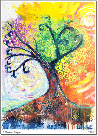 Holiday Greeting Cards by Another Creation by Michele Pulver - Four Seasons Banyan Holiday Greeting Cards by Another Creation by Michele Pulver - Four Seasons Banyan