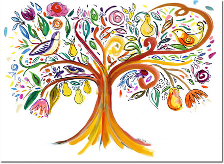 Holiday Greeting Cards from Another Creation by Michele Pulver - Pear Tree Holiday Greeting Cards from Another Creation by Michele Pulver - Pear Tree