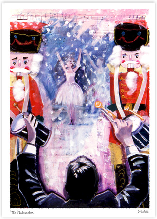 Another Creation by Michele Pulver Holiday Greeting Cards - The Nutcracker