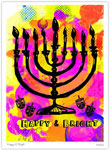 Hanukkah Greeting Cards from Another Creation by Michele Pulver - Happy and Bright
