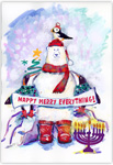 Interfaith Holiday Greeting Cards from Another Creation by Michele Pulver - Interfaith Puffin, Polar