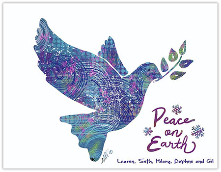 Holiday Greeting Cards from Another Creation by Michele Pulver - Dove Solstice