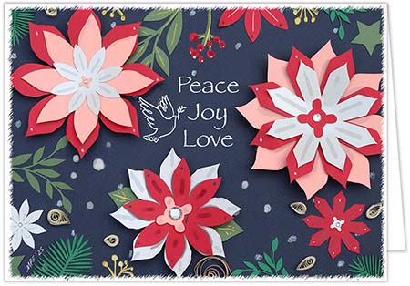 Holiday Greeting Cards from Another Creation by Michele Pulver - Peace Joy Love
