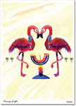 Hanukkah Greeting Cards by Another Creation by Michele Pulver - Flamingo Lights