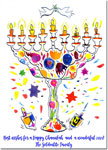 Hanukkah Greeting Cards from Another Creation by Michele Pulver - Menorah Doodles