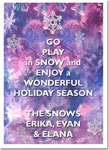Holiday Greeting Cards by Another Creation by Michele Pulver - Play in Snow