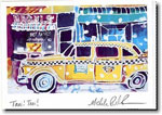 Holiday Greeting Cards by Another Creation by Michele Pulver - Taxi! Taxi!