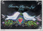 Holiday Greeting Cards by Another Creation by Michele Pulver - Peace Hope Joy