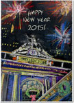 Holiday Greeting Cards by Another Creation by Michele Pulver - Fireworks at Midnight