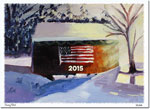 Holiday Greeting Cards by Another Creation by Michele Pulver - Snowy River