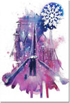 Holiday Greeting Cards by Another Creation by Michele Pulver - Snowy Walk Across The Bridge