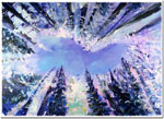 Holiday Greeting Cards by Another Creation by Michele Pulver - Up in the Sky