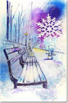 Holiday Greeting Cards by Another Creation by Michele Pulver - Snow and the City