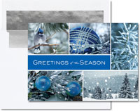 Holiday Greeting Cards by Birchcraft Studios - Icy Blue Wonder