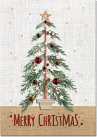 Holiday Greeting Cards by Birchcraft Studios - Tartan Tree