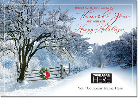 Holiday Greeting Cards by Birchcraft Studios - Appreciation Lane Logo Cards