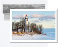Holiday Greeting Cards by Birchcraft Studios - Lighthouse Pride
