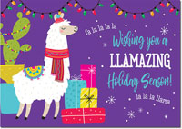 Holiday Greeting Cards by Birchcraft Studios - Llamazing