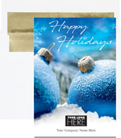 Holiday Greeting Cards by Birchcraft Studios - Stunning Sapphire Logo Cards