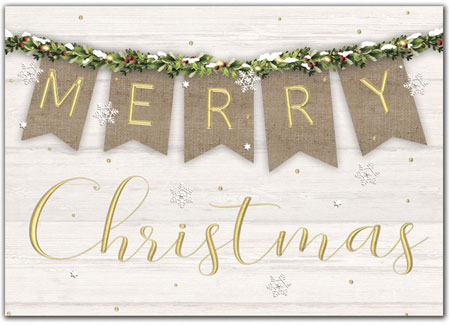 Holiday Greeting Cards by Birchcraft Studios - Raise the Banner