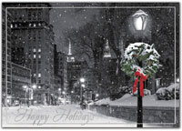 Holiday Greeting Cards by Birchcraft Studios - Big Apple Hush