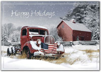 Holiday Greeting Cards by Birchcraft Studios - Rustic Glory Patriotic