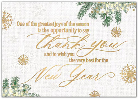 Holiday Greeting Cards by Birchcraft Studios - Glistening Gratitude Holiday Greeting Cards by Birchcraft Studios - Glistening Gratitude