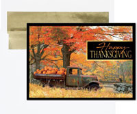 Holiday Greeting Cards by Birchcraft Studios - Pumpkin Pick Up