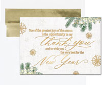 Holiday Greeting Cards by Birchcraft Studios - Glistening Gratitude